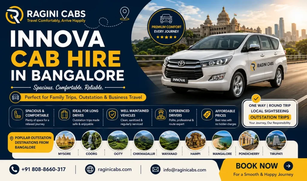 Innova Cab Hire in Bangalore
