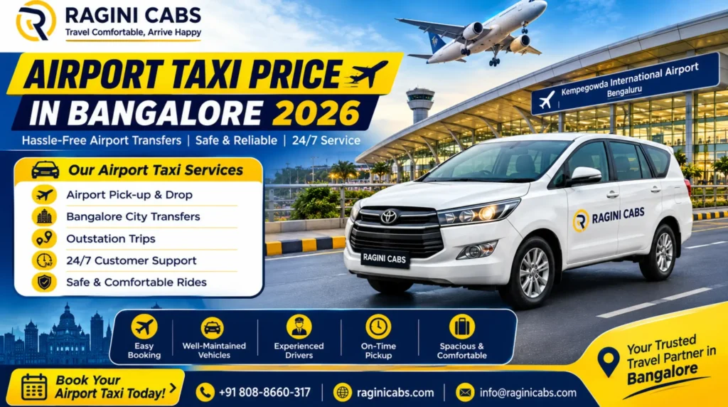 Airport Taxi Price in Bangalore 2026