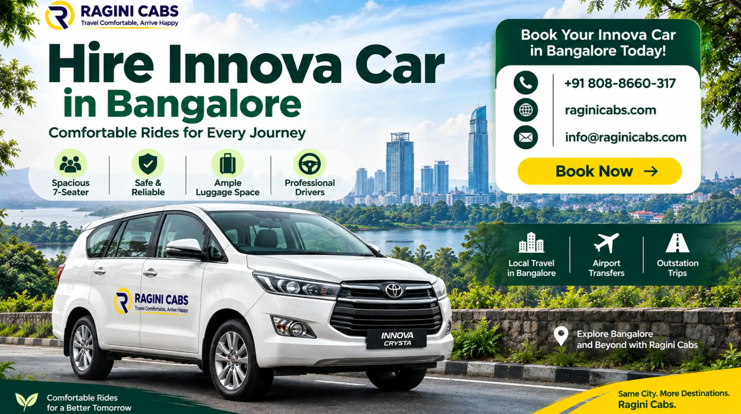 Hire Innova Car in Bangalore